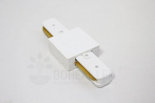 Conector Emenda Reta p/ Trilho Eletrificado Branco