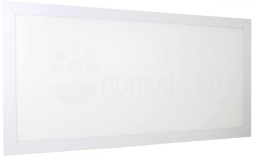 Painel Plafon LED Embutir 36W Retangular 32x62cm Branco Frio