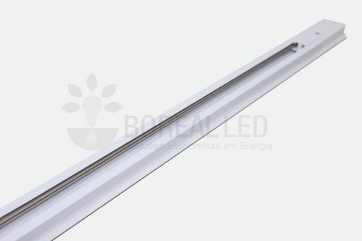 Trilho Eletrificado para Spot LED 1 Metro Bivolt Branco