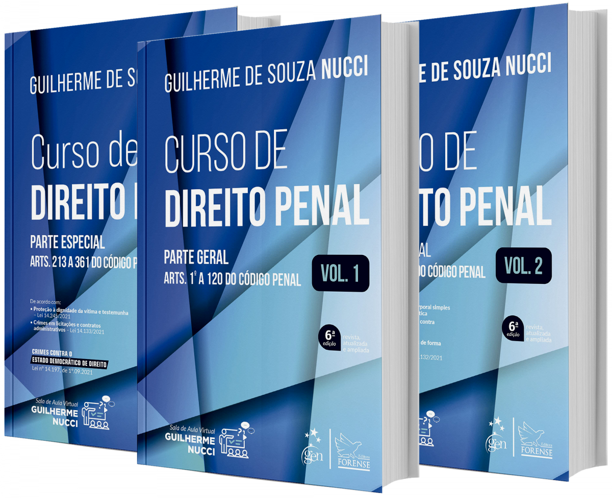 Curso de Direito Penal, 3 Volumes, Guilherme de Souza Nucci