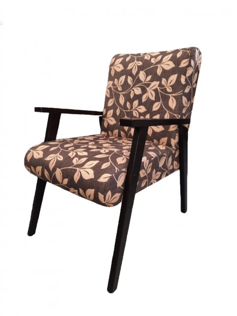 Poltrona de Aproximação Móveis Prata Milena em MDF Várias Estampas