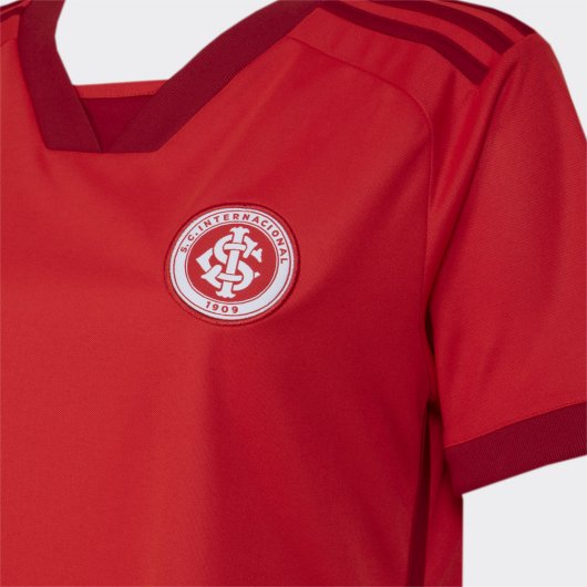 Camisa Adidas Internacional II Feminino HS5335 - Vermelho/Branco