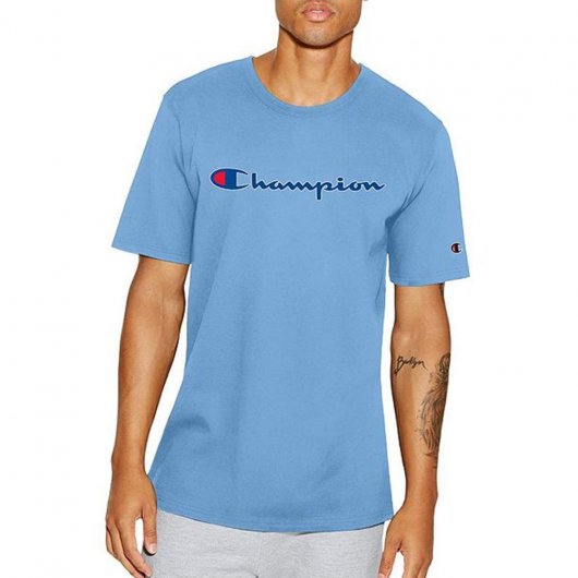 Camiseta champion azul bebe Clearance