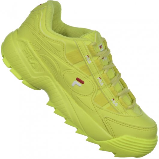 tenis fila verde limao