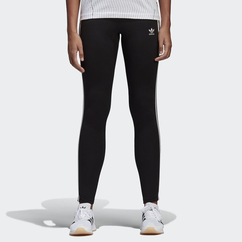 calça feminina adidas legging 3 stripes preta