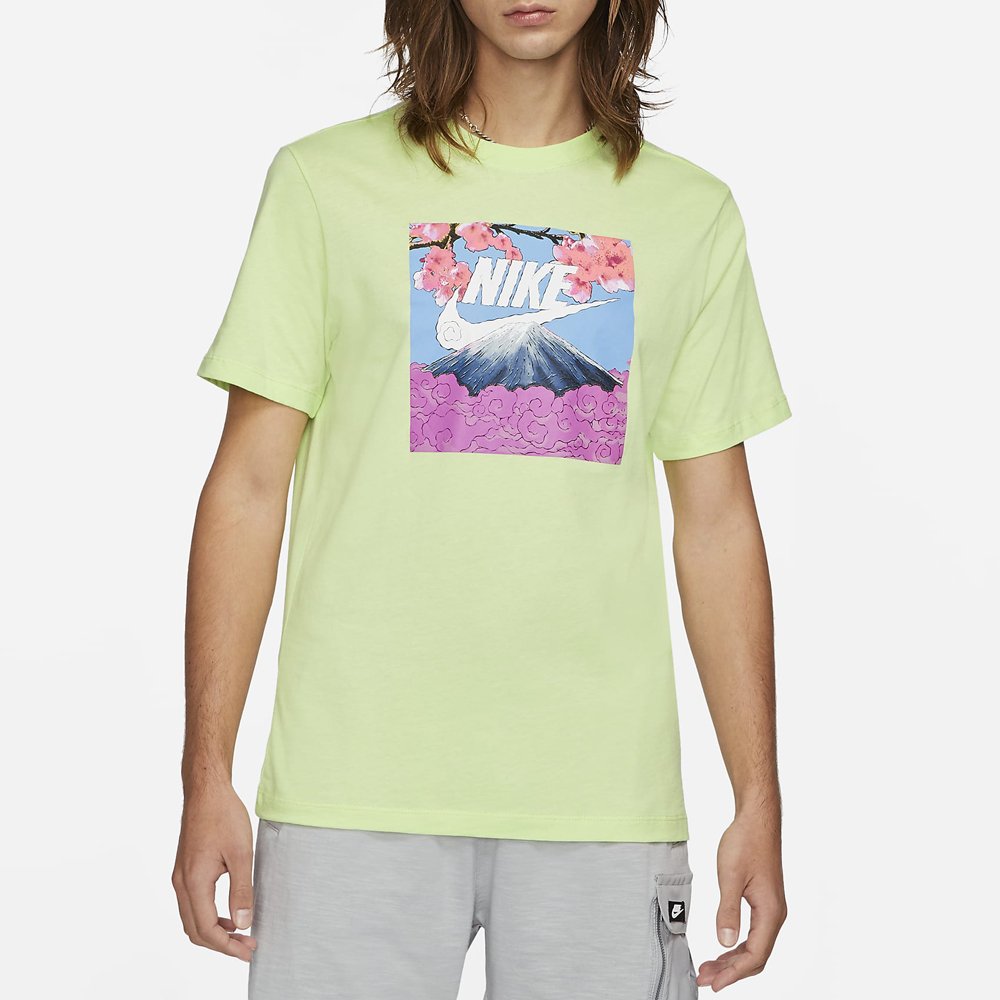 camiseta nike sportswear masculina verde