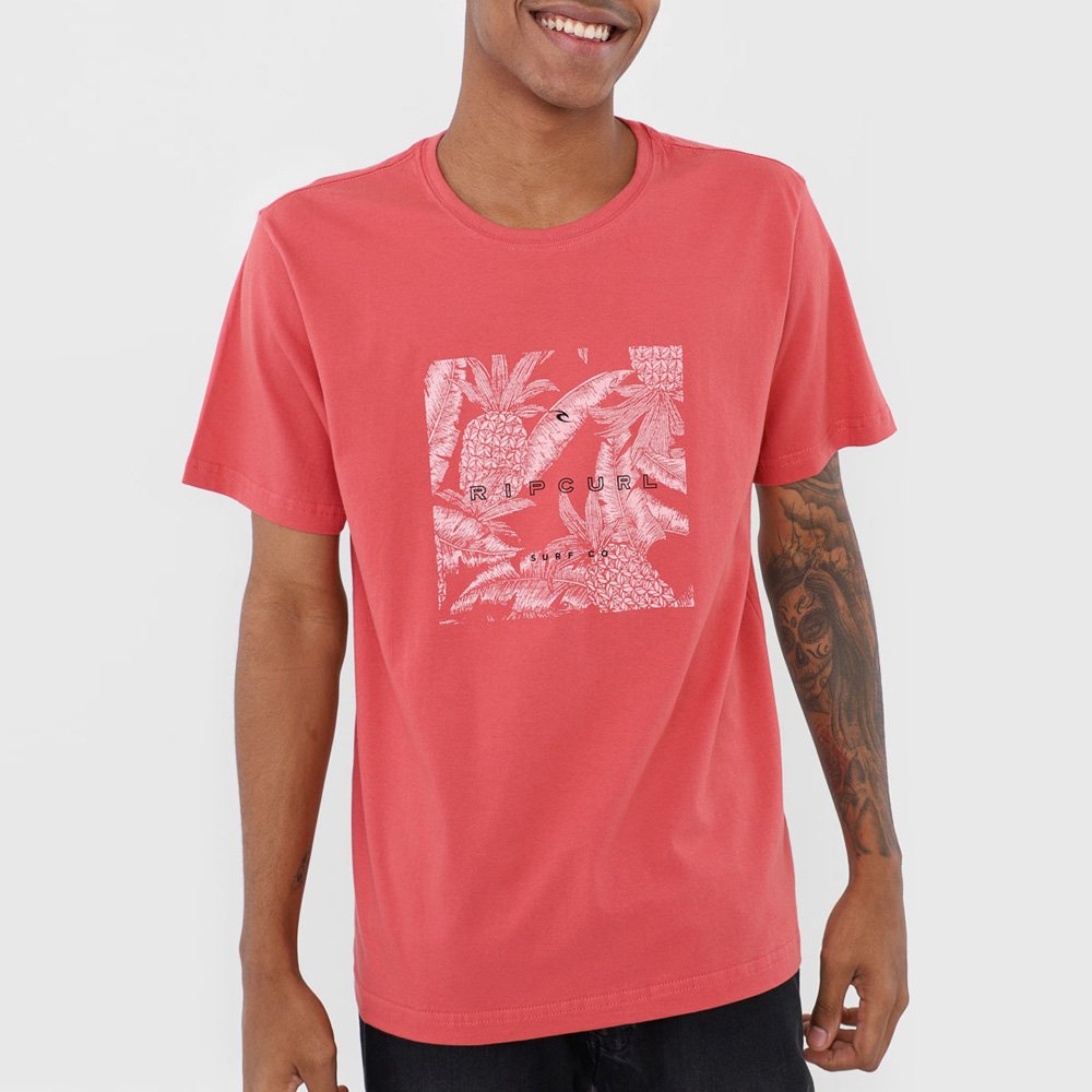 camisa rip curl vermelha