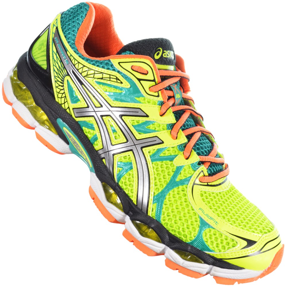 asics gel nimbus 16 uomo verde