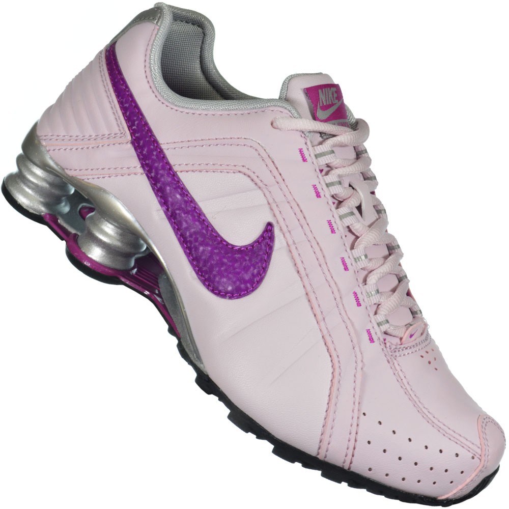 nike shox junior rosa e branco nike shox junior rosa e branco