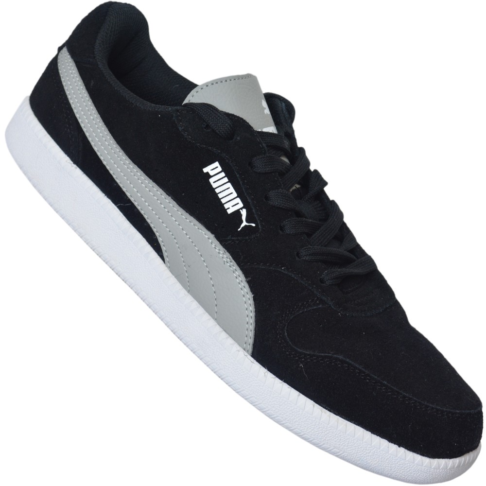 puma suede preto e branco