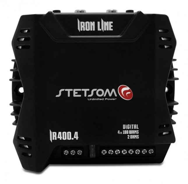 Módulo Amplificador Stetsom IRON IR 400.4 4 Canais 100 watts
