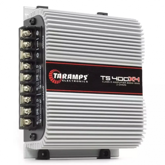 MODULO AMPLIFICADOR TARAMPS TS 400 X 4 D 4 CANAIS 4X100 WATTS