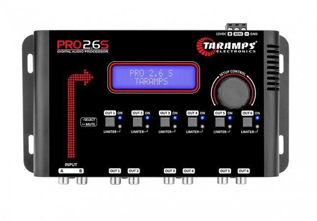 Processador Digital De Audio Taramps Pro 2.6S 