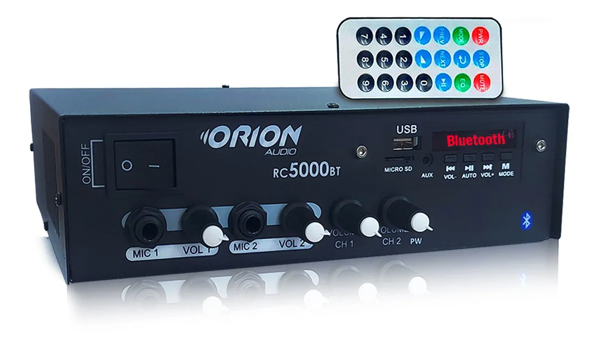 Amplificador Receiver RC 5000 Bluetooth 300W Orion