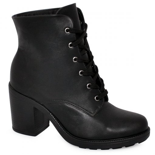 Bota Coturno Quiz 69-77802 Preto