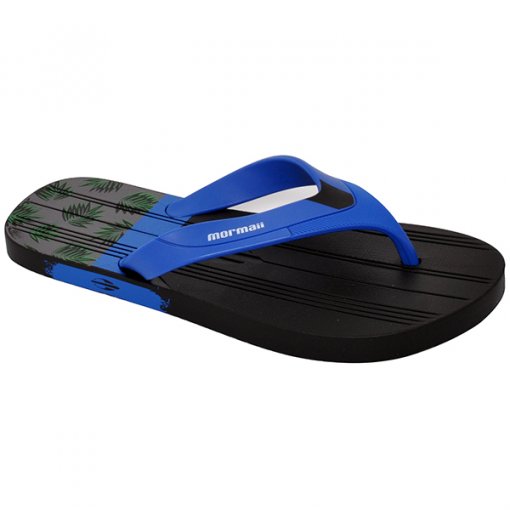 Chinelo Grendene Mormaii Tropical 11060 Preto/Azul