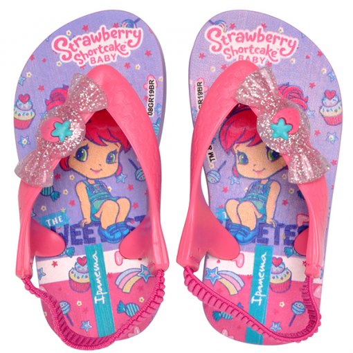 Chinelo Infantil Moranguinho Ipanema 25511 Lilás/Rosa