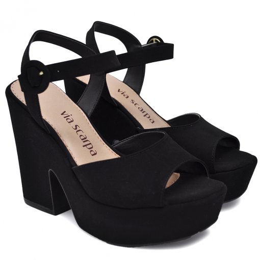 Sandália Feminina Plataforma Via Scarpa