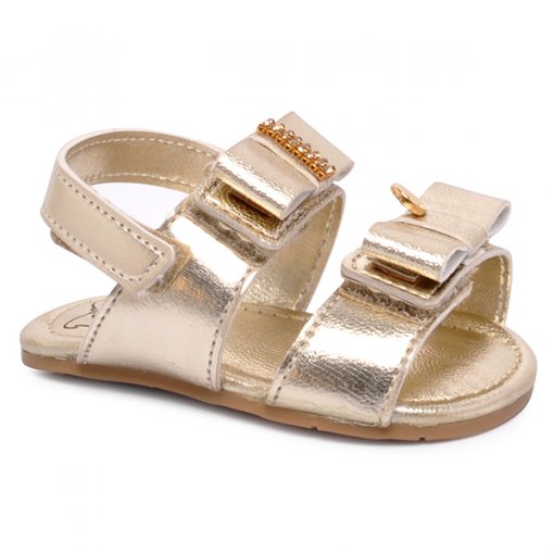Sandália Infantil Klin Lolinha 015 Dourado | Klin