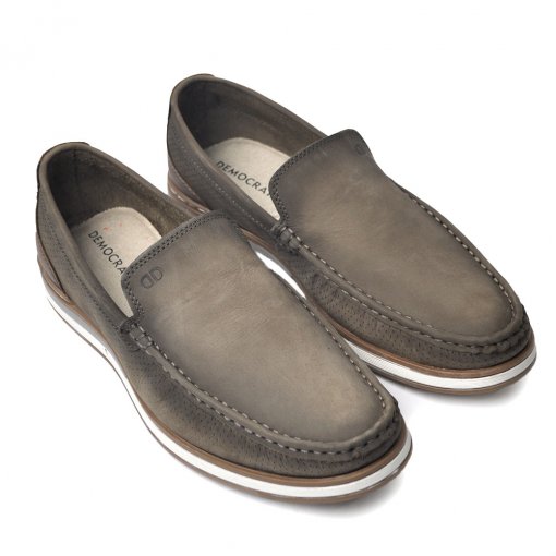 Sapato Mocassim Democrata Masculino Couro 252101