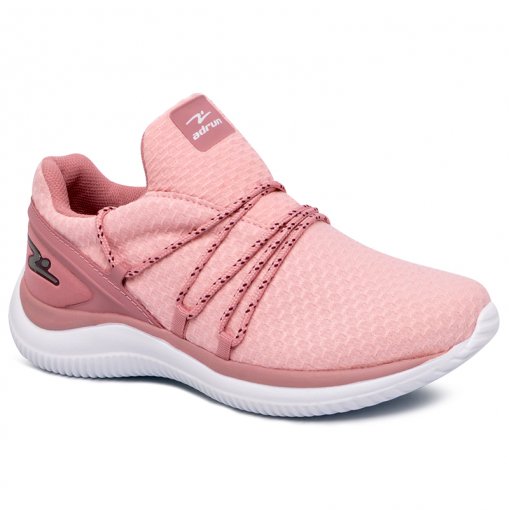 Tênis Adrun Fit 8407F-580 Rosa/Garnet