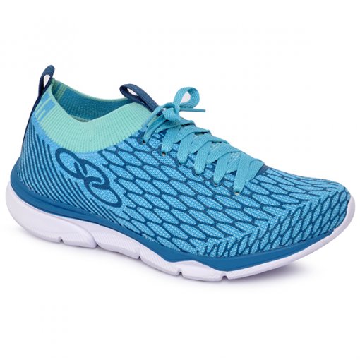 Tênis Feminino Olympikus Future 349 Azul Celeste/Azul Piscina