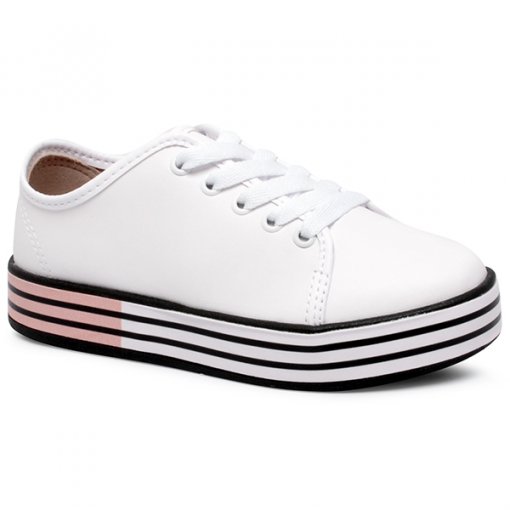 Tnis Infanitl Flatform Molekinha 2520600 Branco