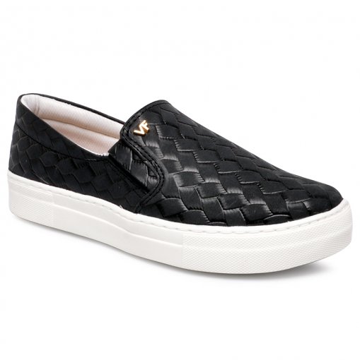 Tênis Slip On Verofatto Couro 6014502-11 Preto