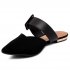 Mule Rasteira Bebec T2016-322 Nobuck Preto 2
