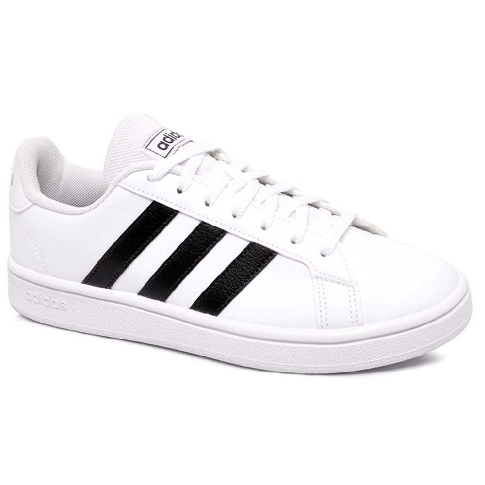 TÃªnis Adidas Grand Court Base EE7968 Branco/Preto