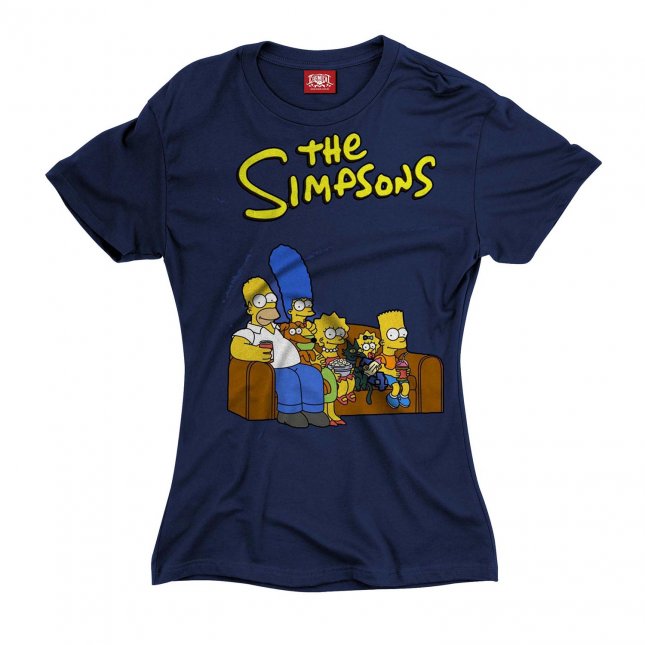 camiseta simpsons feminina