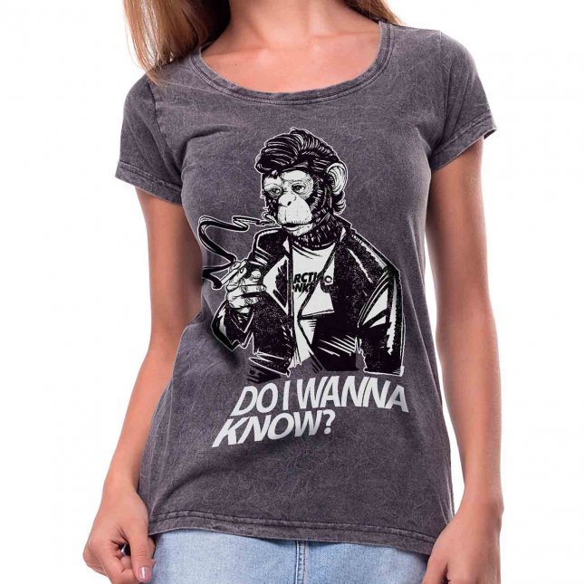 camisa arctic monkeys feminina