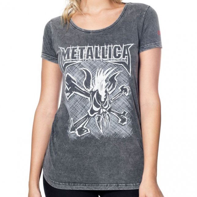 camiseta da banda metallica