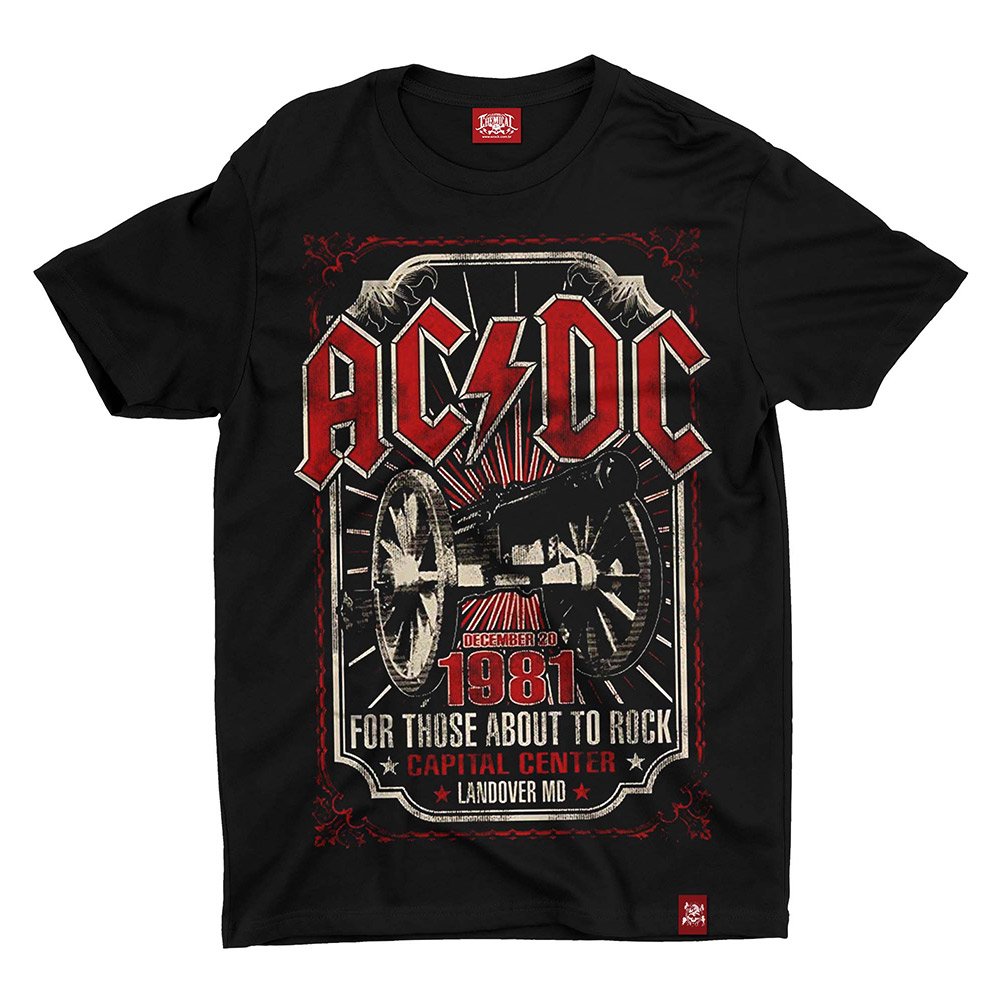 Camiseta AC/DC For Those About To Rock Tour 1981 Chemical | Back in Black
