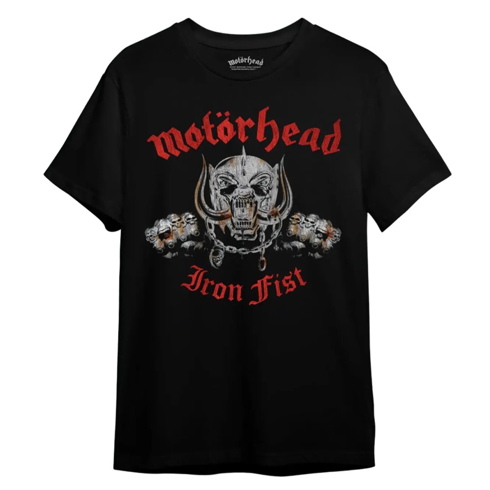 Camiseta Oficial Motorhead Animals 1987 Para Hombre - Color Negro, Talla M, Algodón Suave