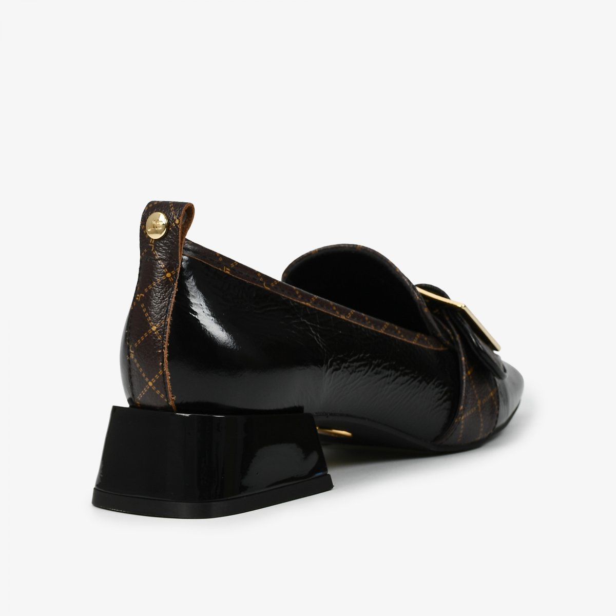 Loafer Jorge Bischoff Preto Couro Feminino