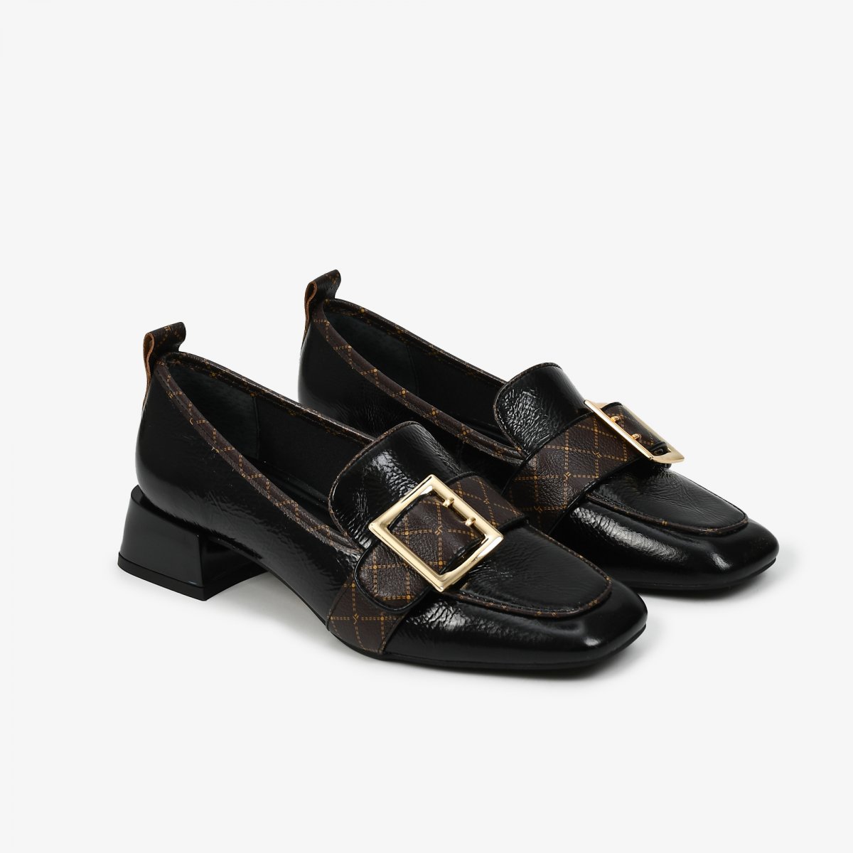 Loafer Jorge Bischoff Preto Couro Feminino