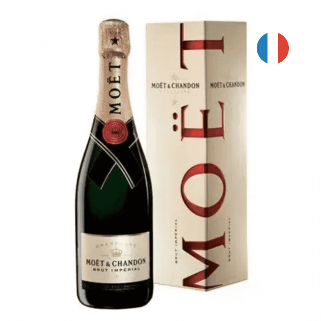 champagne moet e chandon com cartucho imperial brut 750ml