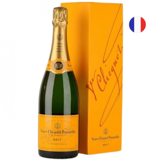 champagne veuve clicquot brut cartucho 750ml