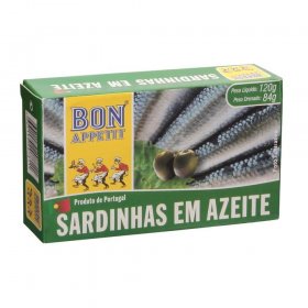Sardinha Bon Appetit Em Molho De Tomate 120g - Pronta Para Consumo