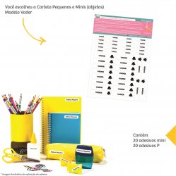 Imagem - Etiquetas Escolares | Personagens | P e Mini cd: 3769