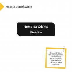 Imagem - Adesivos com Nome e Disciplina - Color cd: v1708