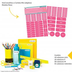 Imagem - Etiquetas Escolares | Lisas | Mix de Formatos cd: 2855