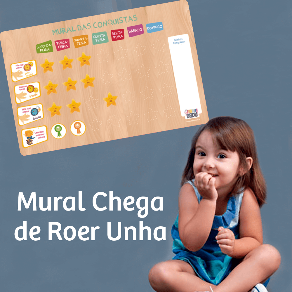 Quadro de Incentivo: Chega de Roer Unha