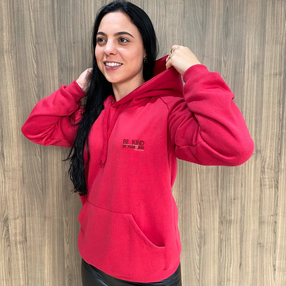 Moletom Canguru com Capuz Feminino