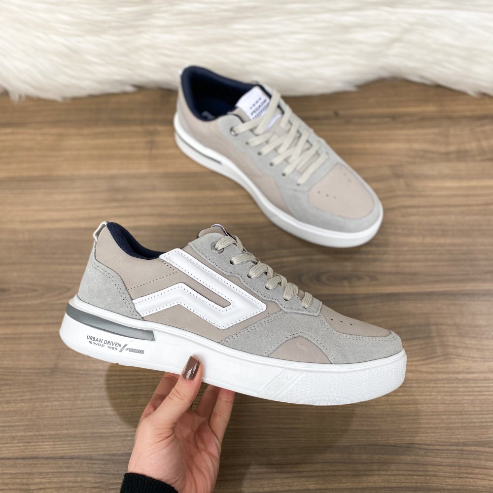 Tênis Casual em Couro Pegada 111951-08 Masculino