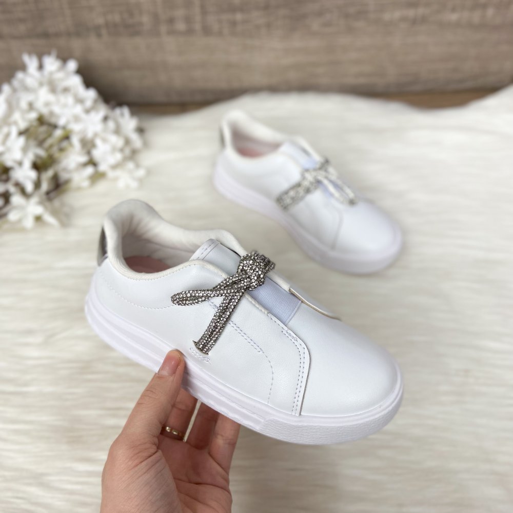 Tênis Infantil Feminino TÃªnis Branco Molekinha Tênis Infantil