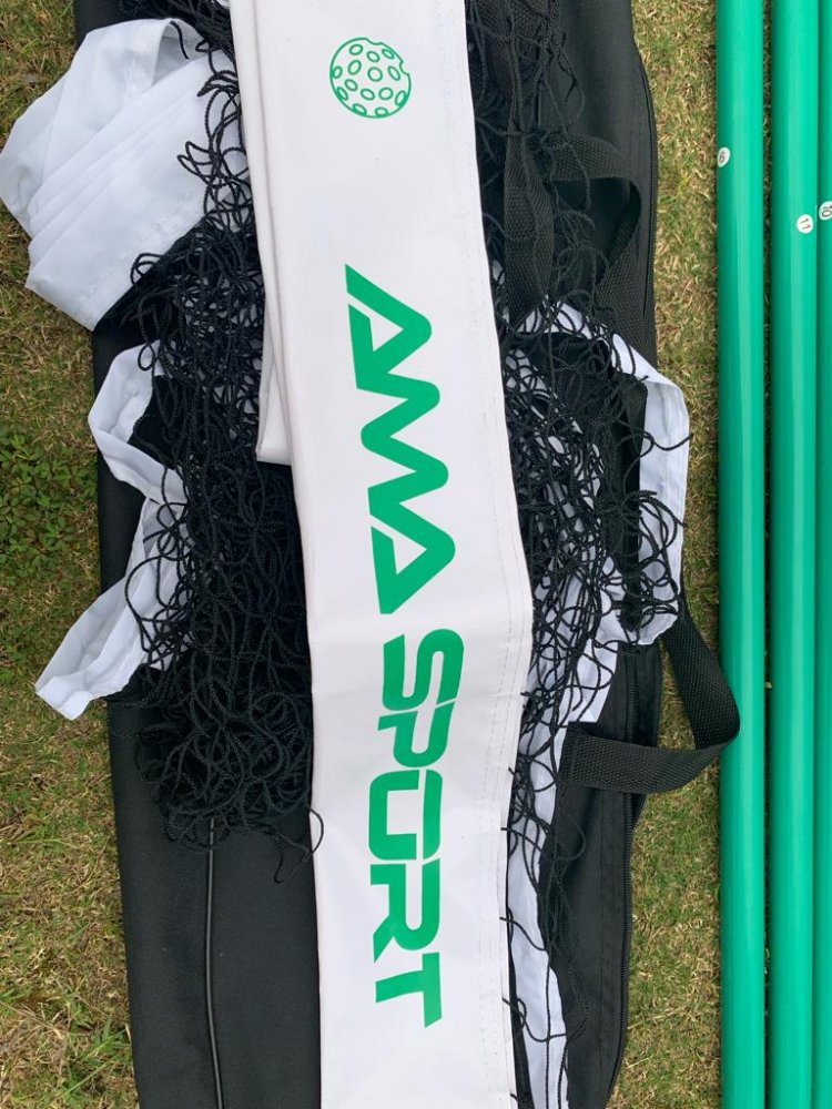 Rede de Pickleball AMA Sport Preta/Verde