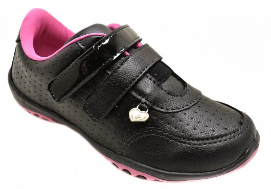 tenis infantil pampili honey preto