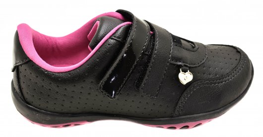 tenis infantil pampili honey preto